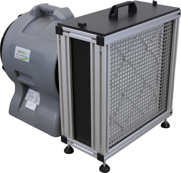 Set: Bau-Luftreiniger / Industrie-Luftreiniger BL 400 + Filterbox 2 (Lack-/Farbnebel-Filterpaket)