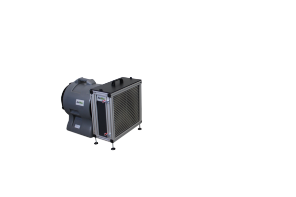 Anschlussplatte + Schlauch für Filterbox 1, 2, 3 (BL 400/600 Bau-Luftreiniger / Industrie-Luftr.)